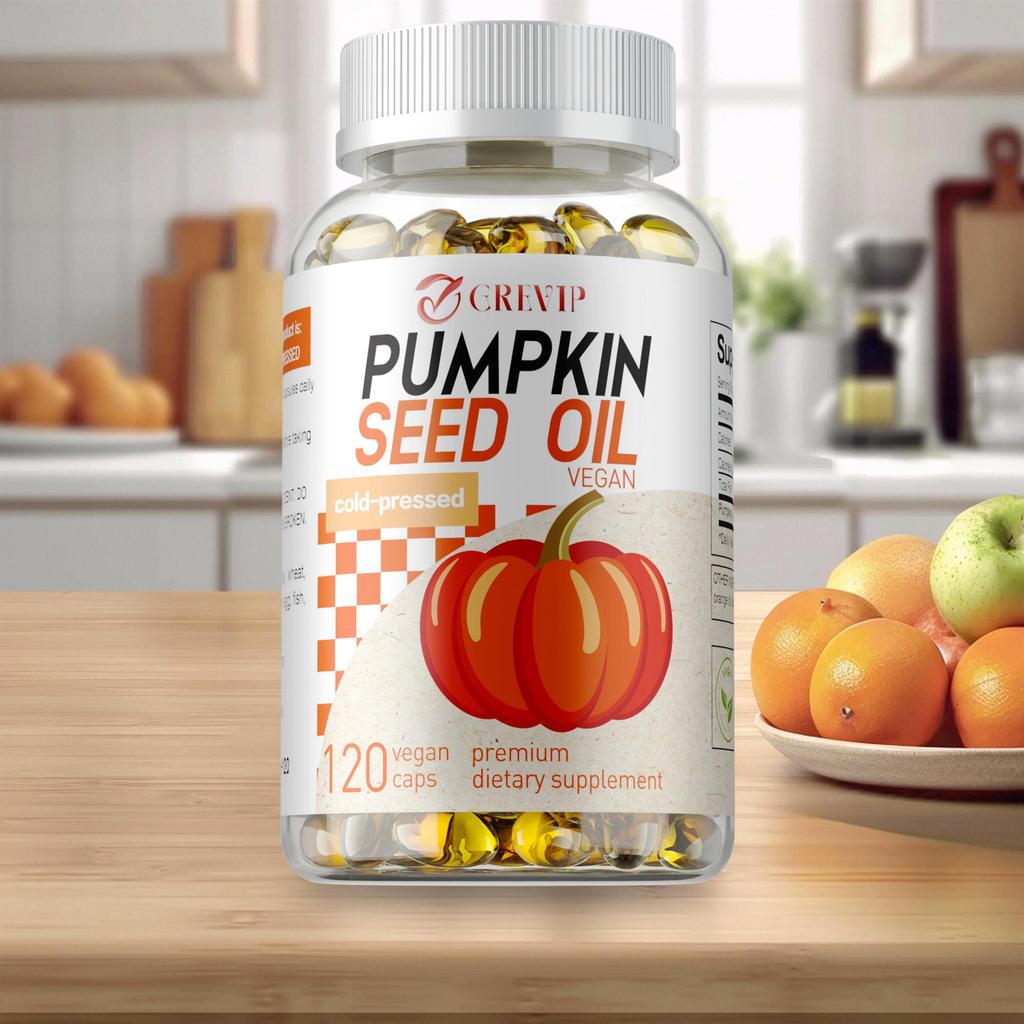 GREVIP is rich in pumpkin seed oil extract, all-natural, highly absorbable, 100% vegan, and suitable for adults.
