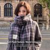 Soft Winter Scarf Thickened Neck Warmer Casual Shawl Wrap  for Women