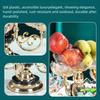 Bloemvormige Draaibare Fruitschaal Lichte Luxe Snack Dessertbord Fruitschaal Standaard Woondecoratie