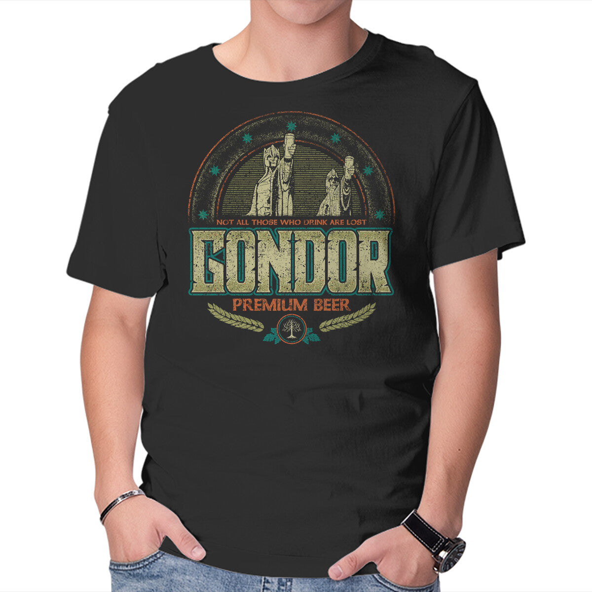 Unisex Crew Neck T-Shirt The Drink Of Power Graphic Short Sleeve Casual Tee XXXXL