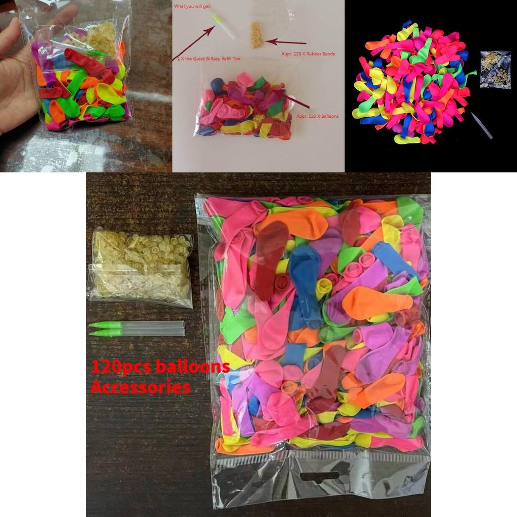 Korn-Werkzeugpackung mit 120er, 500er und 1000er Nachfüllpack für Wasserschlachten für Kinder