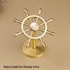 Brass Nautical Ship Rudder Ornament