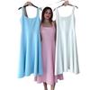 2025 Summer Women's French-Style Sleeveless Backless Mid-Length Dress