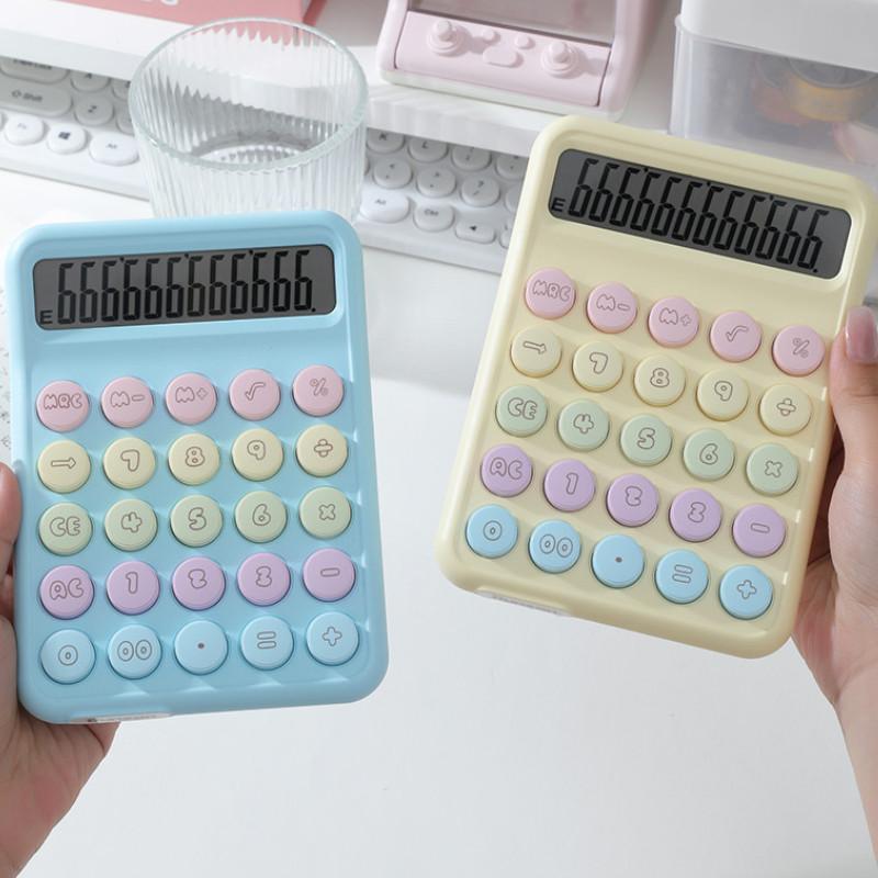 12 Digit Cute Scientific Calculator  Studentstest Stationery Office Easy Carry