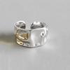 LATS Designer Gold Silver Colour Water Drop Ring Woman Europe America Jewelry Trendy Accessories Gift
