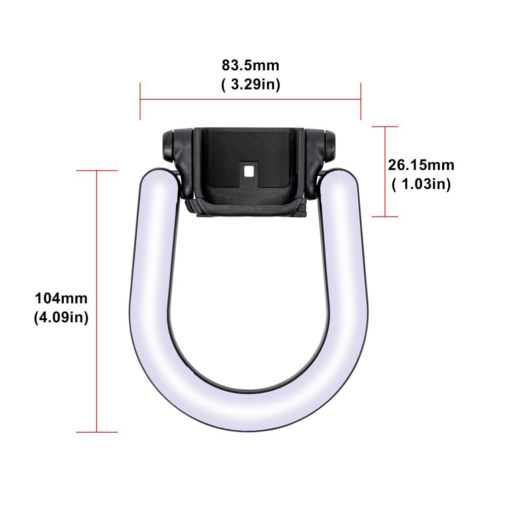 Rechargeable Ring Fill Light Beauty Fill Light for DJI Osmo Pocket 4 3 Vlog Photography Accessories