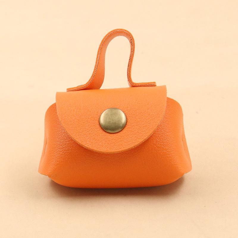 Retro Style PU Leather Necklace Coin Purse - 16 Color Choices, Trendy Accessory