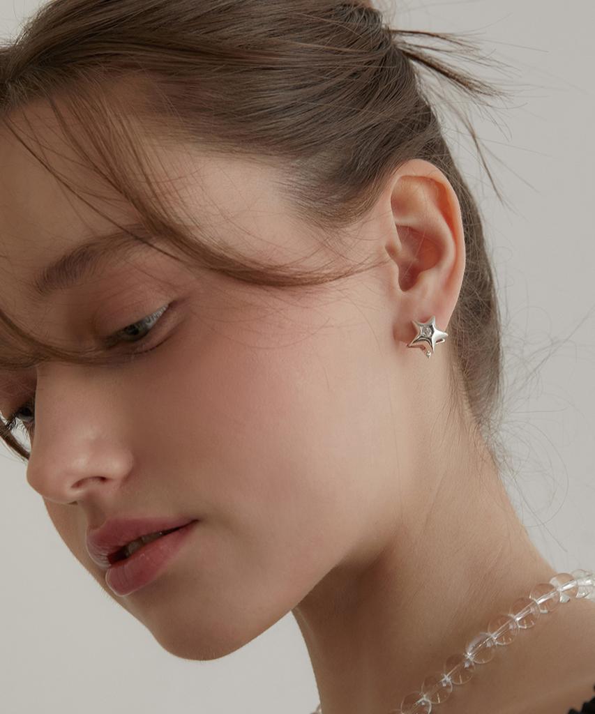 Tatiana Captain Star Hoop Earrings Ec3049