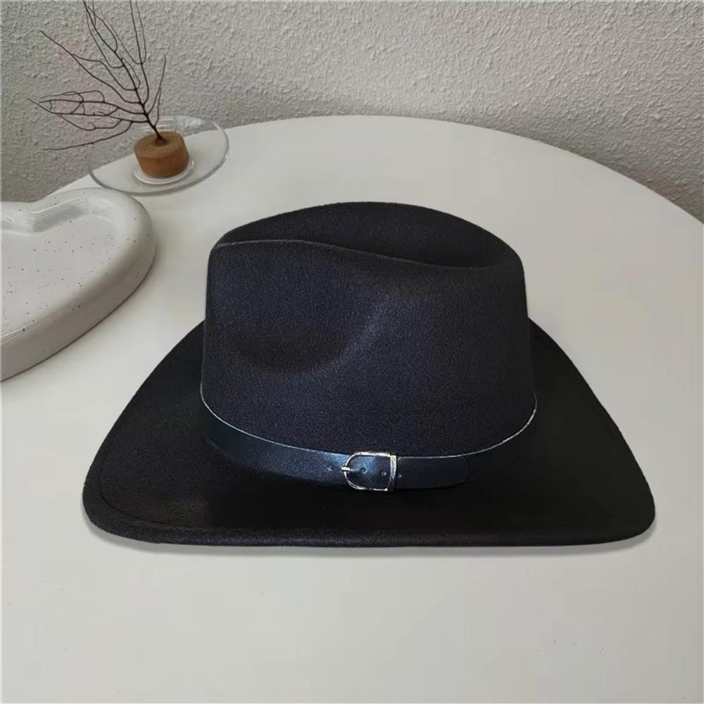 Daily Wear Cowboy Hat Retro Jazz Cap New Gentleman Hat  Autumn Winter