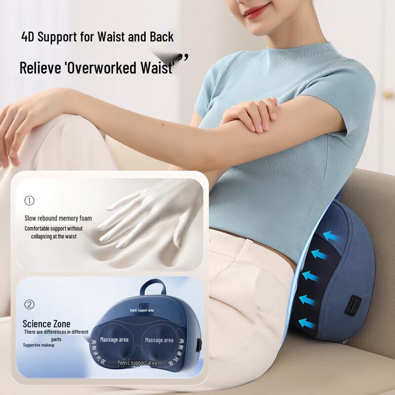 Haier Neck and Back Massager Pillow CN plug (adapter included)