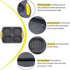 Baking Mould Restaurant  Hamburger Bun Silicone Mold Foldable Reusable Bread Pan Heat Resistance DIY Kitchen Tool Accessories