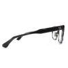 Tolle DITA Brille THAVOS Quadratisch Klar Schwarz Marmoriert Herren DTX713 Gebraucht
