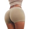 Solid Color Tight Elastic Hip-wrapped Leggings, Multi-color Yoga Shorts, Anti-light Women's Pants