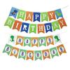Dinosaur Theme Party Decoration Letter Birthday Flag Children'S Party Arrangement Tropical Dinosaur Banner Customization