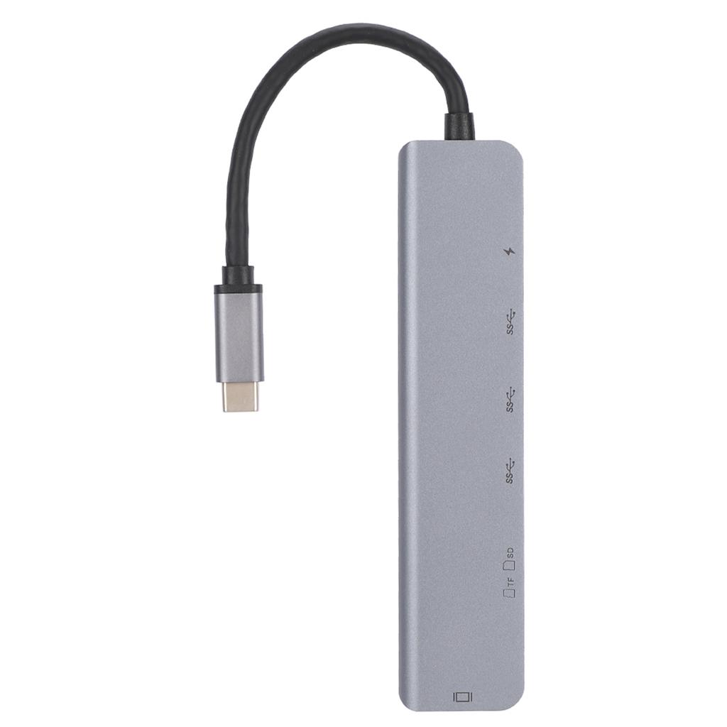 7In1 Hub TypeC To HDMI +PD Multifunction Adapter Fast Charge Converter