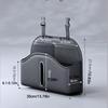 Car Seat Back Tissue Storage Bag Leather Multi-function Auto Backseat Organizer Hanging Cup Holder Umbrella Phone Pockets