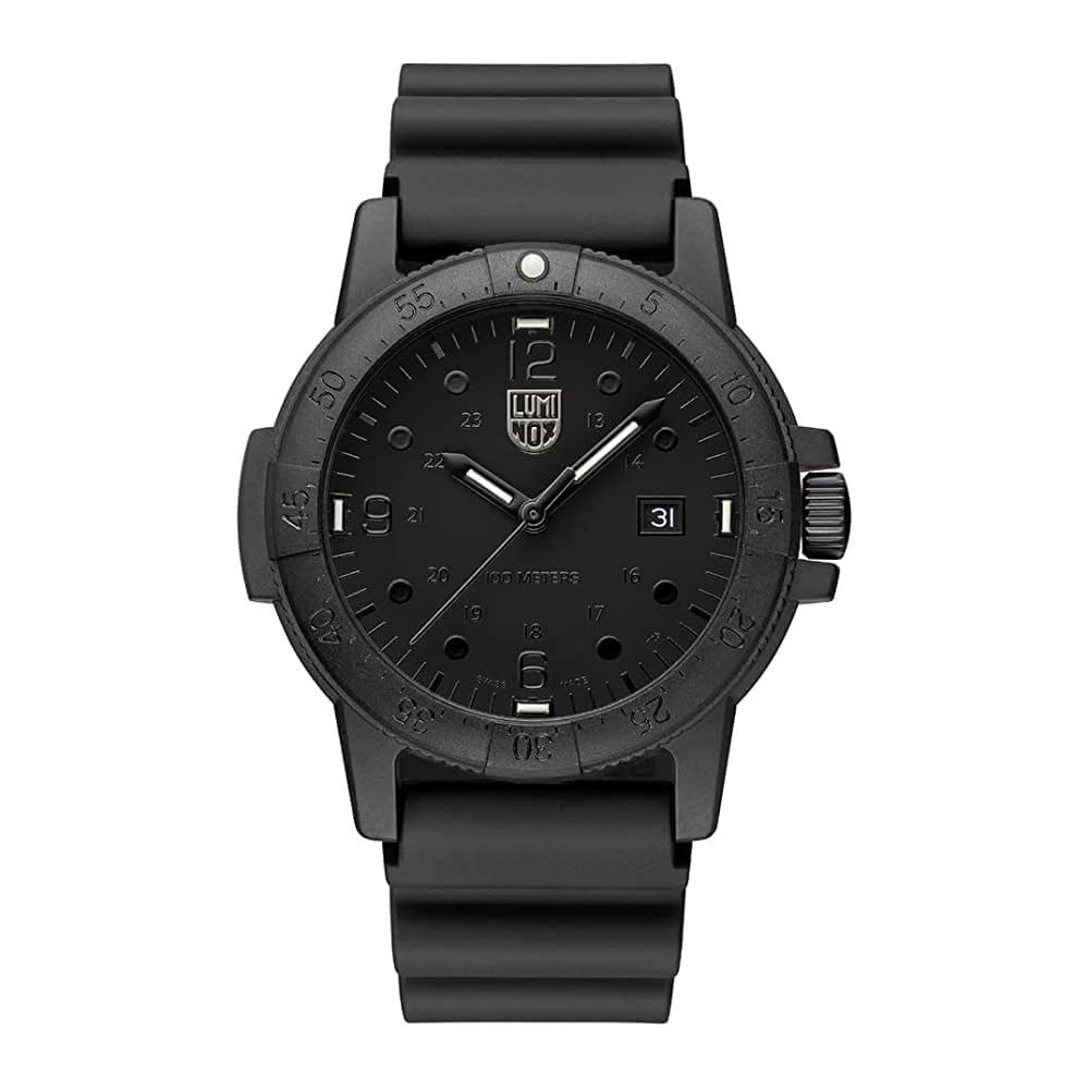 Luminox Sea Bass Carbonox Watch Matte Black 44mm Swiss Made Parallel Import