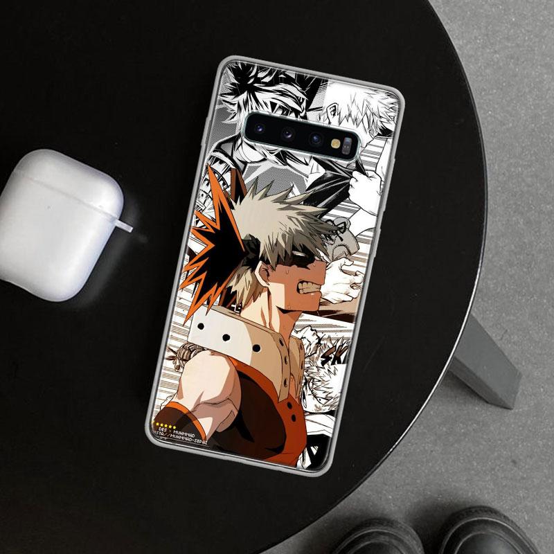 MHA Bakugou Katsuki Phone Case Cover for Samsung Galaxy S26 S25 Edge S24 S23 Ultra S22 Plus S21 FE S20 + Art Customized Fundas G