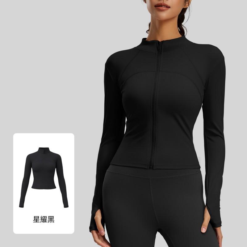 Womens Lightweight UV Protection Yoga Jacket Breathable Fitness Outerwear Sportswear