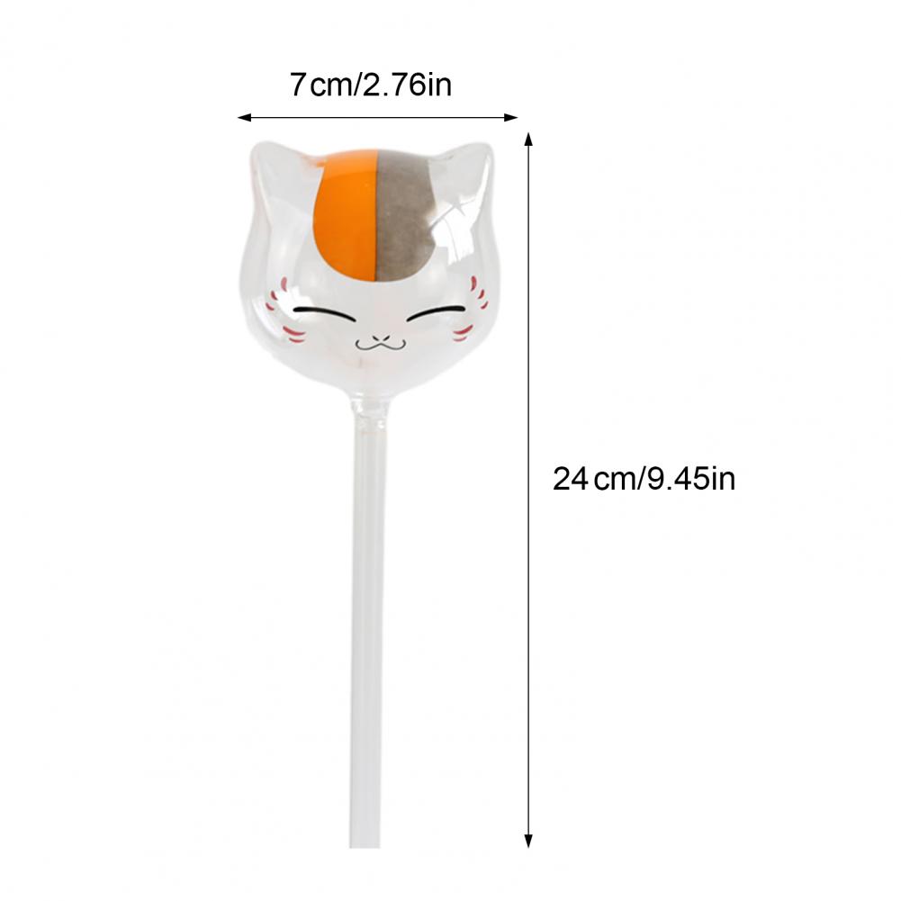 Self Watering Globes Glass Cat-shaped Plant Watering Bulbs Automatic Self-watering Globes for Indoor Outdoor Potted Plants