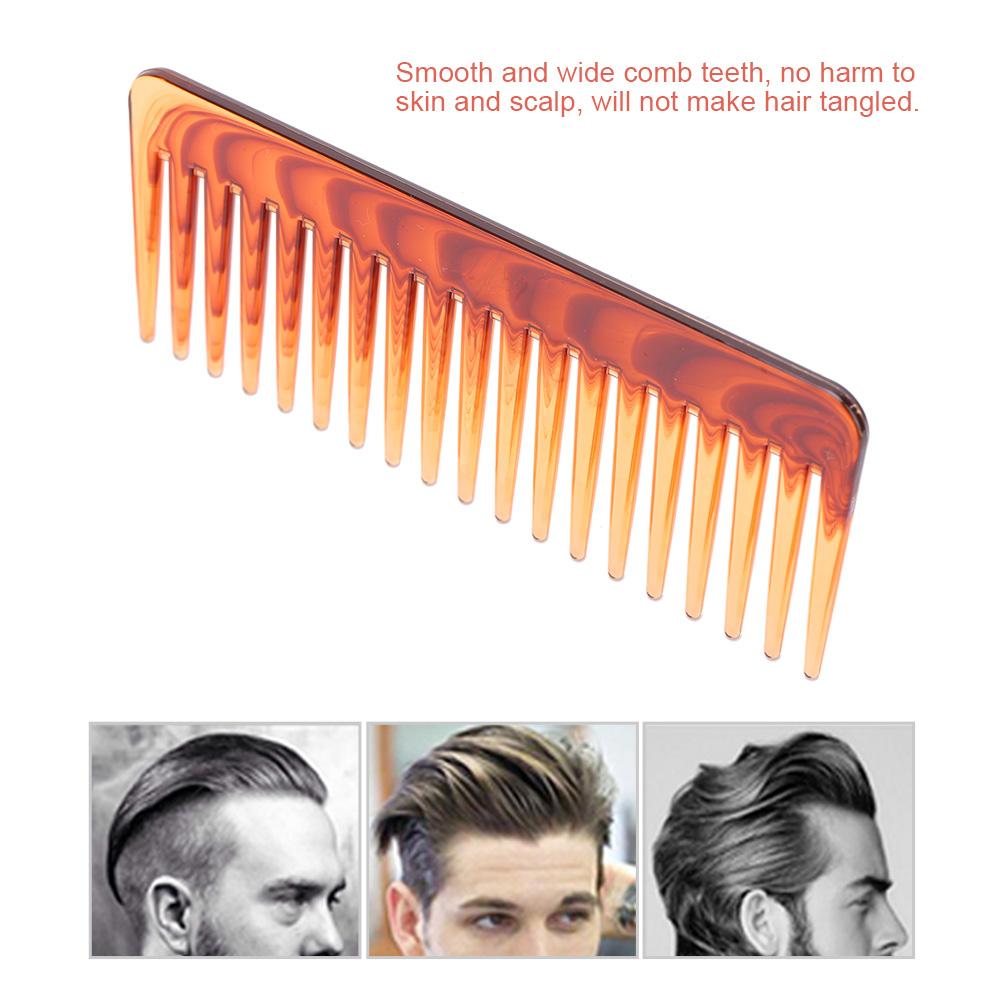 Hairdressing Retro Oil Hair Insert Comb Portable Wide Large Tooth Hairstyle Comb