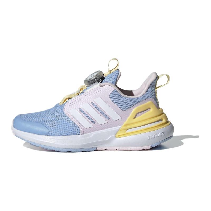 

Adidas Rapidasport BOA Cushioning Wear-Resistant Low-Top Kids Running Shoes Blue Pink Kids Sneakers IF8543 33.5