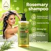 Shampoo de Alecrim Hoegoa Para Cabelos Secos e Frisados Limpador Hidratante do Couro Cabeludo Fortalecedor da Raiz do Cabelo Cuidado Diário Para Cabelos Lisos e Macios 100ml