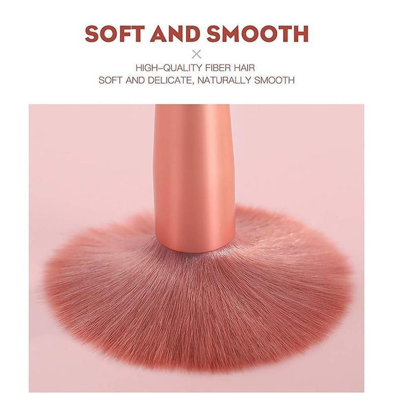8Pcs Mini Portable Travel Soft Makeup Brushes Set Eye Shadow Foundation Powder Lip Concealer Blush Brush for Daily Beauty