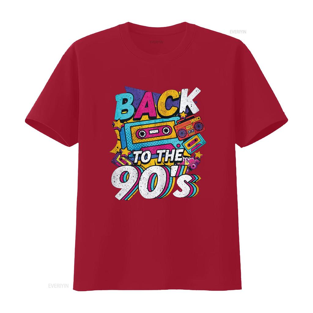 90s outfit party and theme costume for men women T Shirt vintage Washed Casual fashion Stretched Soft Unisex Breathable Stylish
