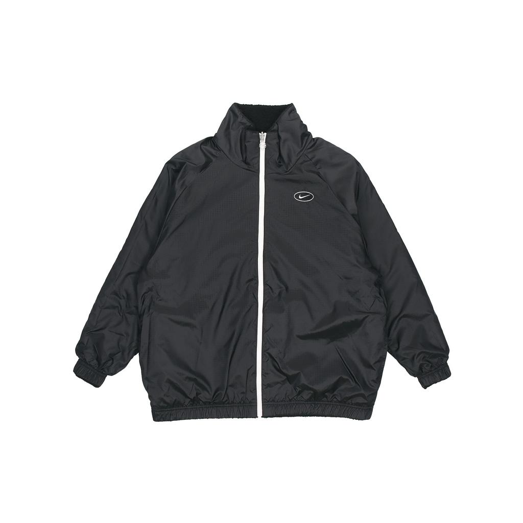 (WMNS) Veste réversible Nike à grand logo en laine d'agneau Noir Femme CZ4064-010