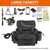Waterproof Fishing Bag Large Capacity Multifunctional Lure Fishing Tackle Pack Outdoor Fishing Shoulder Bag Waist Bag