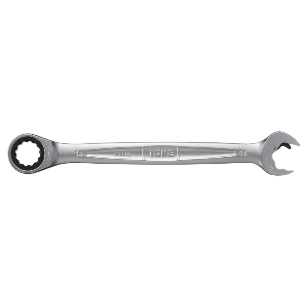 TONE Quick Ratchet Combination Wrench 14mm Jaw Opening HPRMQ-14,