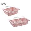 Decorations Home Retractable Kitchen Fridge Slide Under Shelf Drawer Box Rack Holder