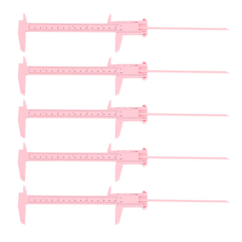 10 STÜCKE 150mm Augenbrauen Microblading Lineal Augenbrauen Make-up Messen Positionsmarkierungswerkzeuge für Anfänger