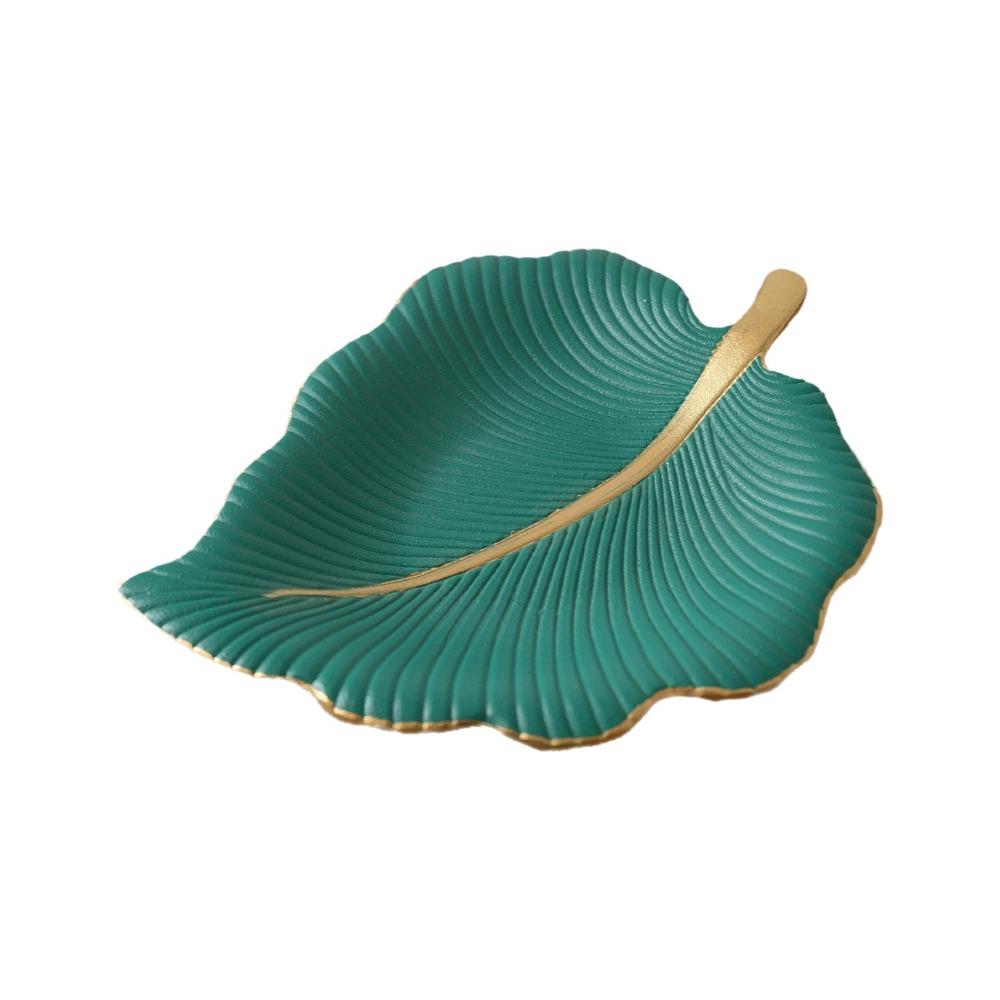 Delicate Seashell Wooden Storage Tray Retro Storage Holder Leaf Storage Plate  Tableware Display