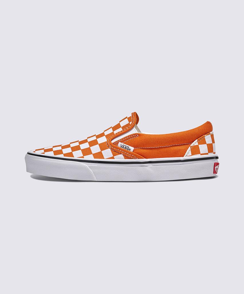 Vans Classic Slip-On - (Color Theory) Checkerboard Marmalade / Vn000D6Y52K1