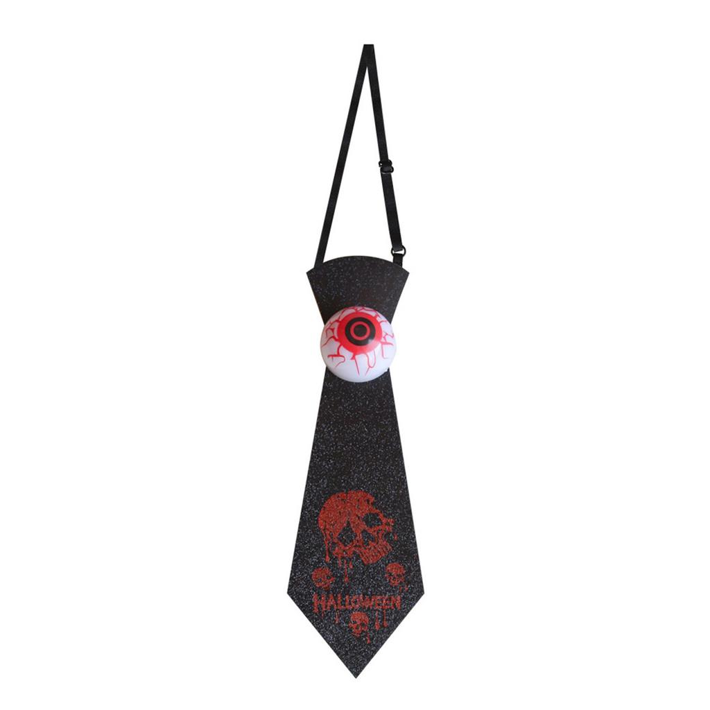 Glow In The Dark LED Eyeball Neck Tie For Halloween Costume Parties And Night Event Gathering Adult Kids Dressingup