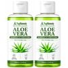Aloe Vera Shampoo Gentle Hydrating Moisturizing Refreshing Supple and Nourishing 100ml (Pack 2)