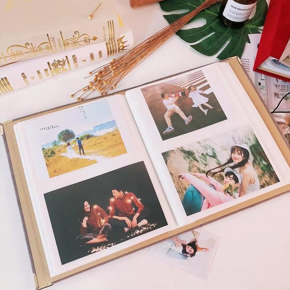 6 Inches Large Capacity Photo Album Plastic Photocards Collect Book  Home