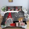 Christmas 3D Printing Digital Printing Bedding Set Duvet Cover Comforter Bed Single Twin Full King Queen Size Bedding Set Kids