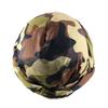 Satin Lined Turban Head Wrap Camouflage Printing Sleeping Bonnet Hair Cover Adjustable Pre-Tied Chemo Hat For Men Women