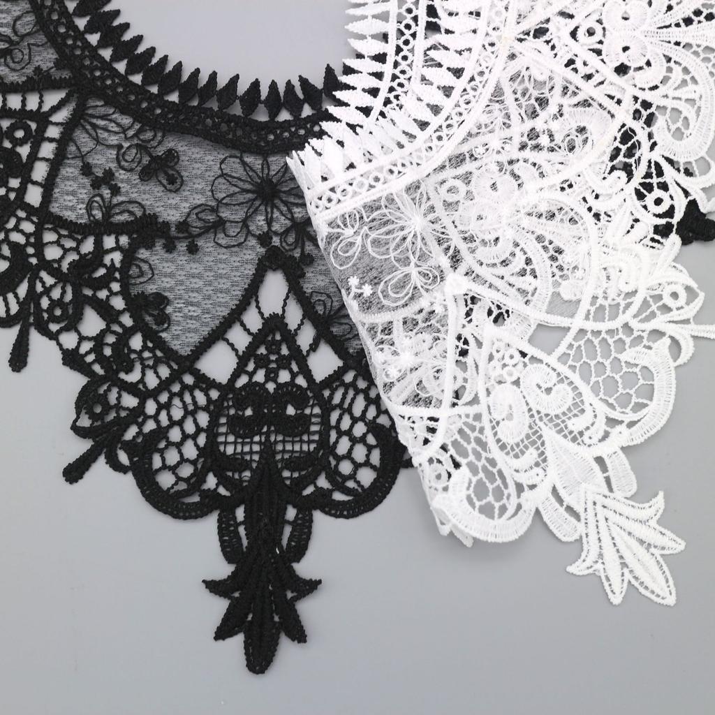 Fashion Women'S Accessories Fake Collar Milk Silk Embroidered Lace Collar, Hollow Clothing Children'S Clothing Dress Accessories