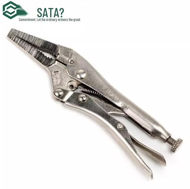SATA Tools Heavy-Duty Needle-Nose Pliers with Cutting Edge, 6-inch & 9-inch (71301-71302).