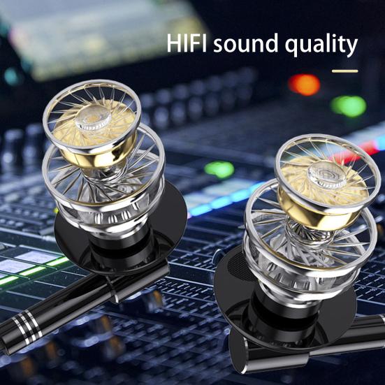 Kabelgebundene Ohrhörer Stereo zu Musik Hohe Surround-Klarheit beim Hören Anrufe 3dB Anrufe Gebogen