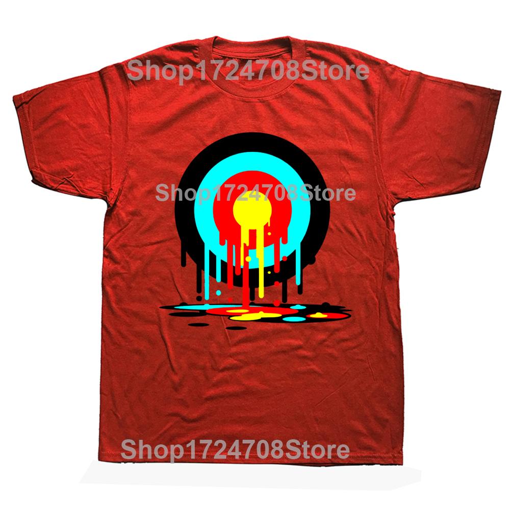 Funny WEEPING TARGET Archery Archer Darts Shoot T Shirts Streetwear Short Sleeve Birthday Gifts Summer Tshirt Mens Clothing S