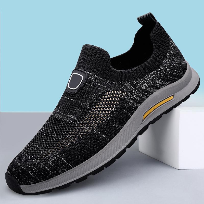 

Легкие мужские туфли ручной работы, новое поступление, мужские мокасины, мужские туфли без застежек, дышащая обувь, универсальная мужская повседневная обувь 46 чёрный