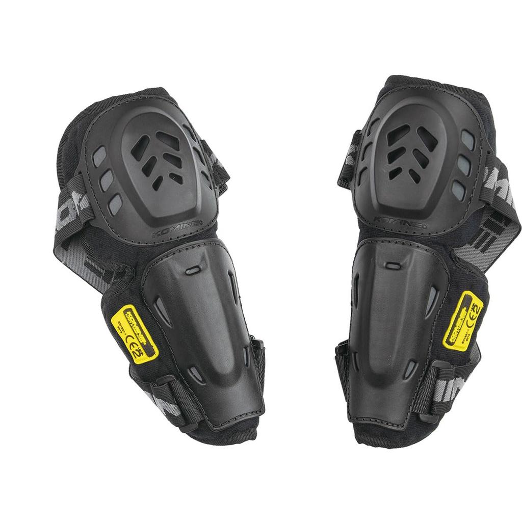 Komine SK-818 1197 CE Standard Level 2 Pro Elbow Guard for Motorcycles, Black