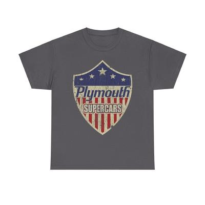 Plymouth Supercars Logo Nostalgic Car T-shirt