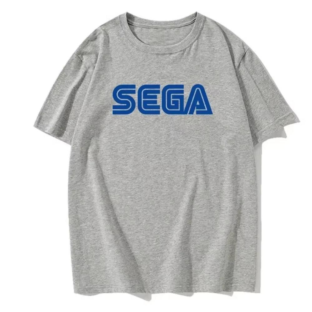 Ny ankomst Sega logotyp bokstavstryckt herr T-shirt sommar fritid kortärmad mode streetkläder Harajuku stor herr T-shirt