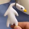 2PCS Roast Duck Pendant Duck Bag Adornment Keychain Accessories Plastic Texture Perfect for Adding a Touch to Any Space
